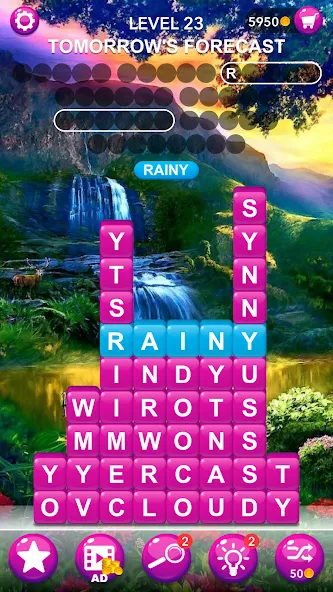 Скачать Word Tiles :Hidden Word Search MOD APK — Много денег — скриншот 3