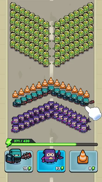 Police vs Zombie: Zombie City MOD APK на Android — Много денег — скриншот 3
