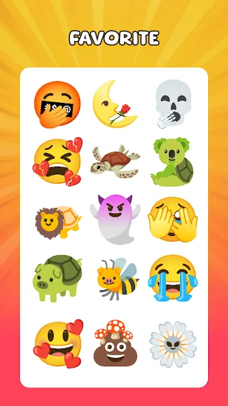 Emoji Mix: DIY Mixing — Взломанная версия (Все смайлики открыты) — скриншот 3 Emoji Mix: DIY Mixing — Взломанная версия (Все смайлики открыты) — скриншот 3
