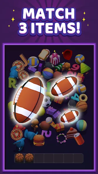 Tile Master 3D® - Triple Match MOD APK — Много денег и без рекламы — скриншот 1