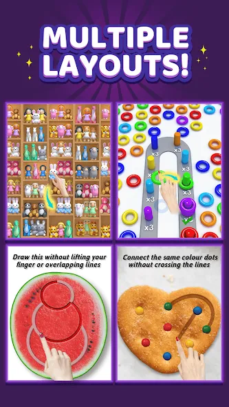 Tile Master 3D® - Triple Match MOD APK — Много денег и без рекламы — скриншот 3