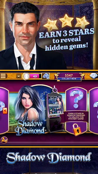 Скачать взлом Da Vinci Diamonds Casino – Bes на Андроид — Много денег — скриншот 5