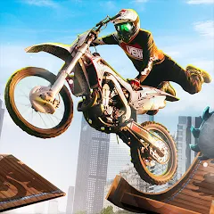 Скачать взломанную Trial Mania: Dirt Bike Games — Много денег