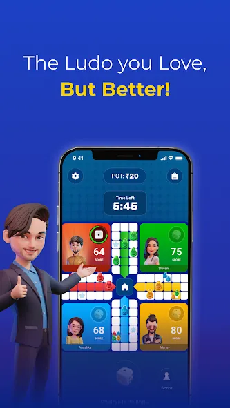 Play Ludo Game Online Win Cash MOD — Бесконечные деньги на Андроид — скриншот 5