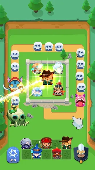 Скачать взломанную Cube Defender: Casual TD — Много денег — скриншот 1
