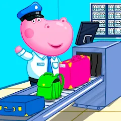 Скачать Hippo: Airport Profession Game MOD APK — Много денег