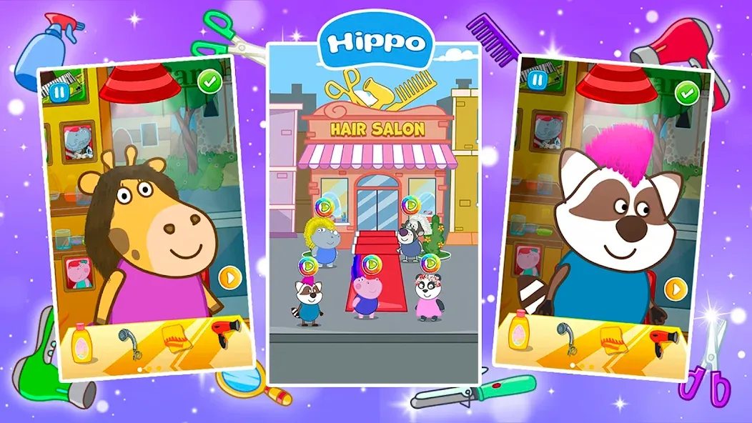 Hair Salon: Fashion Games MOD APK на Android — Много денег — скриншот 1