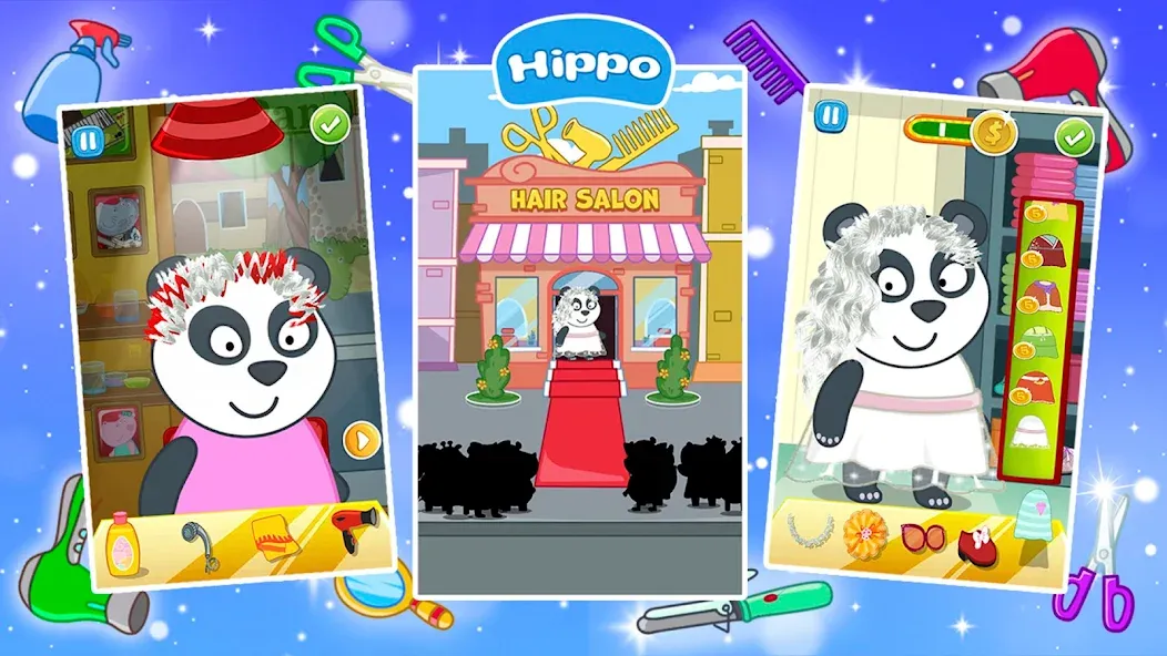 Hair Salon: Fashion Games MOD APK на Android — Много денег — скриншот 2