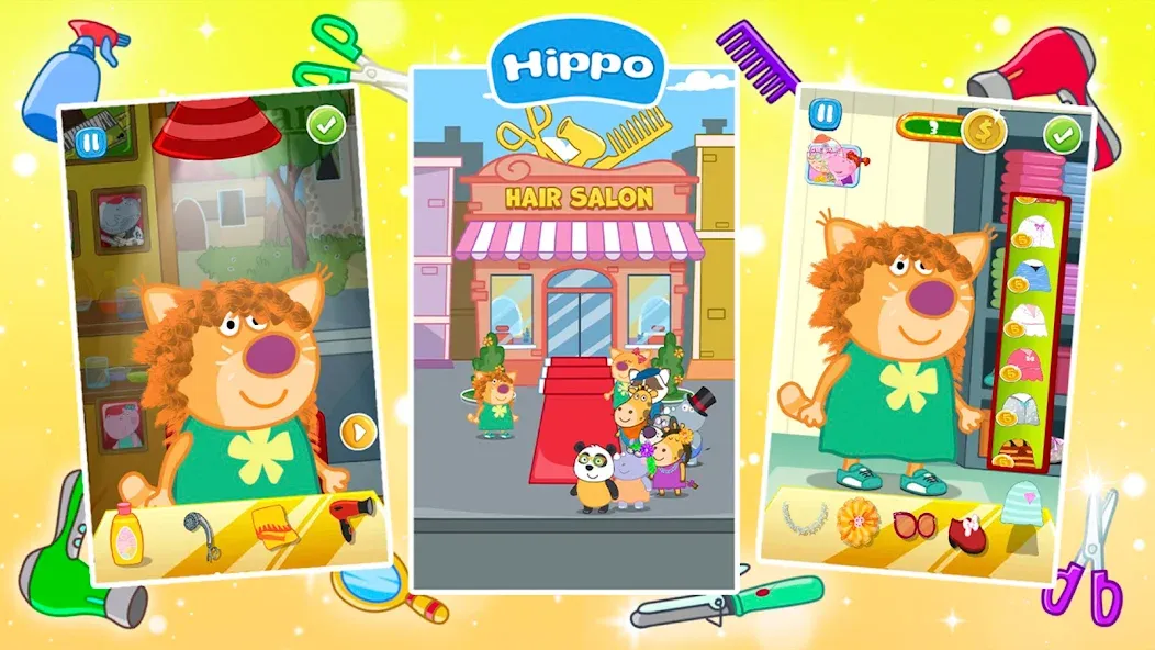 Hair Salon: Fashion Games MOD APK на Android — Много денег — скриншот 4