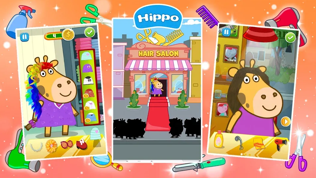 Hair Salon: Fashion Games MOD APK на Android — Много денег — скриншот 5