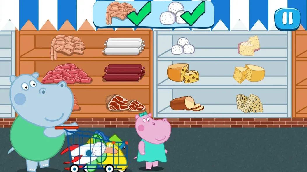 Kids Supermarket: Shopping (Мод Все покупки разблокированы) — скриншот 3