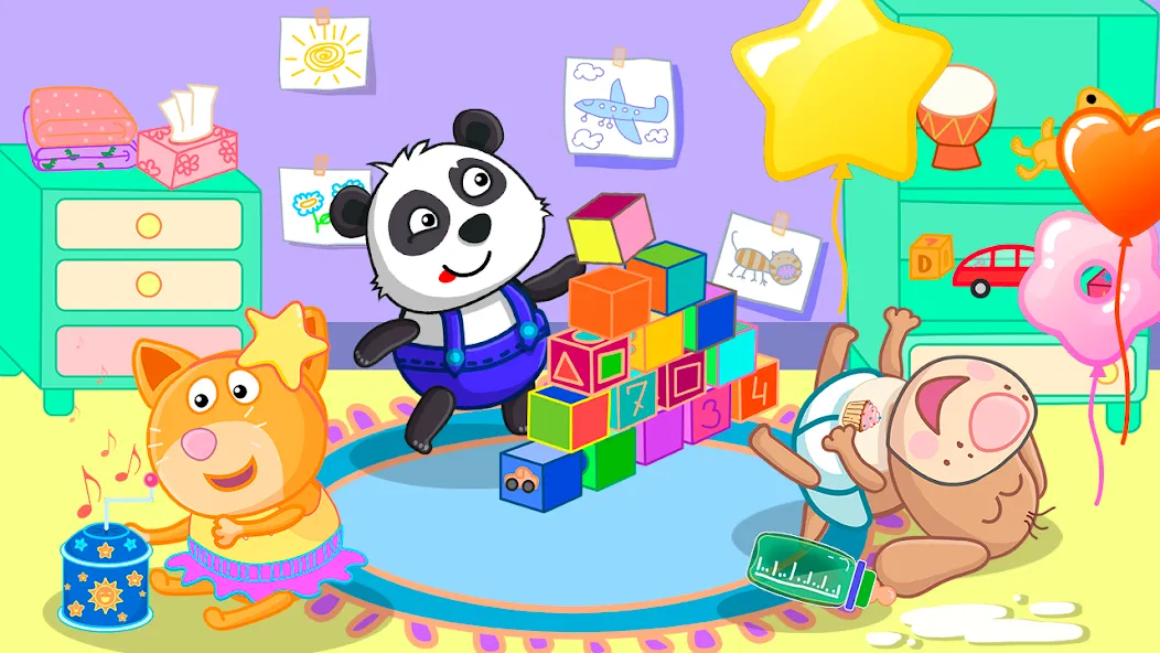Скачать Baby Care Game с модом — Много денег — скриншот 1