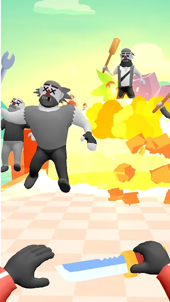 Hit Master 3D - Knife Assassin (Мод Много денег) — скриншот 5