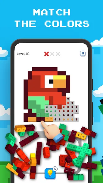 Скачать взлом Blockin' Color - Block Puzzle на Андроид — Много денег и без рекламы — скриншот 2 Скачать взлом Blockin' Color - Block Puzzle на Андроид — Много денег и без рекламы — скриншот 2