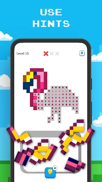 Скачать взлом Blockin' Color - Block Puzzle на Андроид — Много денег и без рекламы — скриншот 5