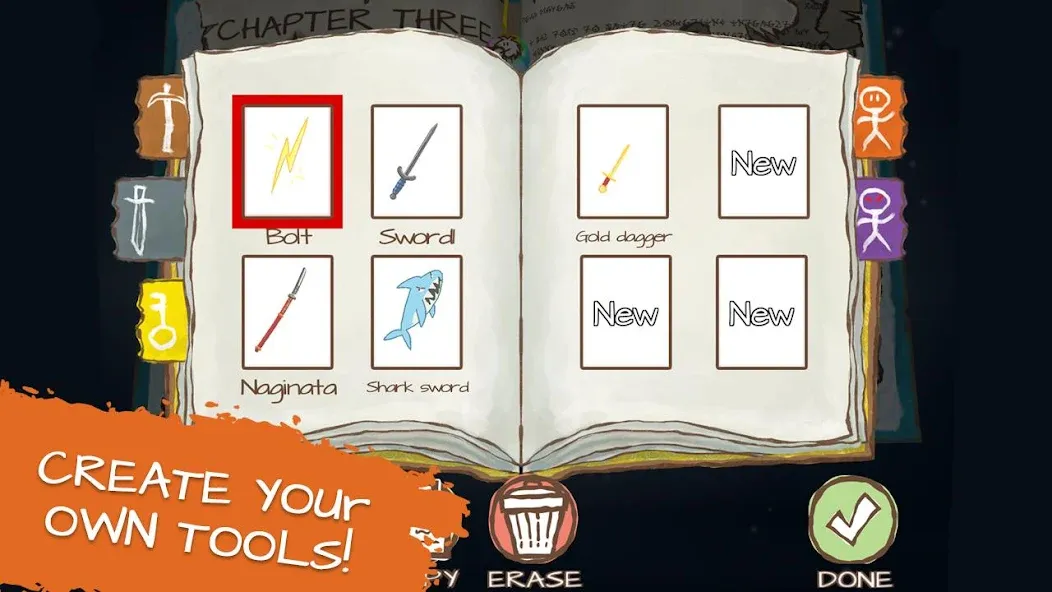 Draw a Stickman: EPIC 2 на Андроид — Мод Все уровни разблокированы — скриншот 4