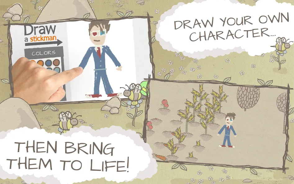 Скачать Draw a Stickman: EPIC Free на Андроид — Все уровни разблокированы — скриншот 2