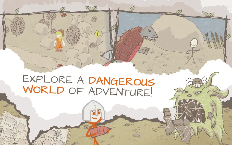Скачать Draw a Stickman: EPIC Free на Андроид — Все уровни разблокированы — скриншот 3