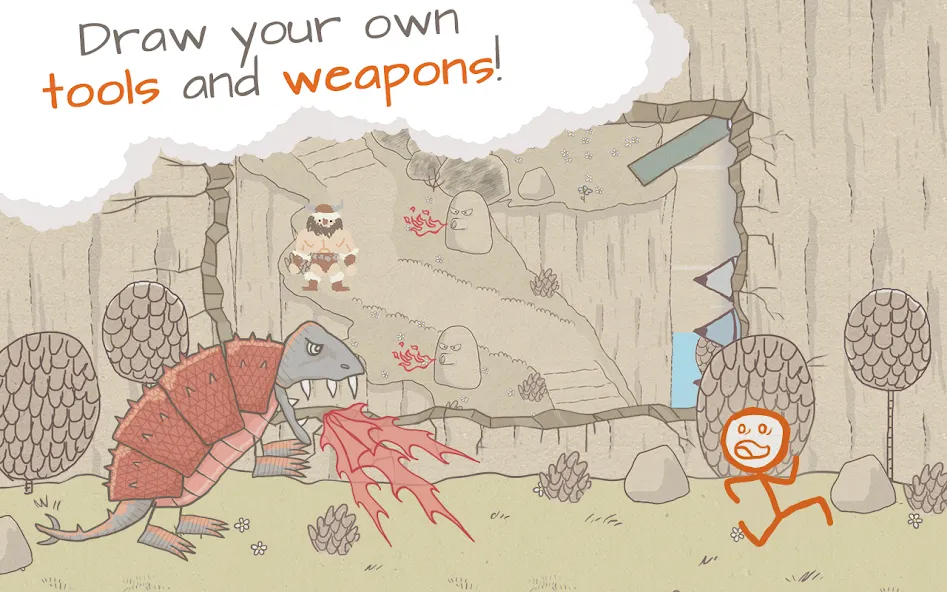 Скачать Draw a Stickman: EPIC Free на Андроид — Все уровни разблокированы — скриншот 4