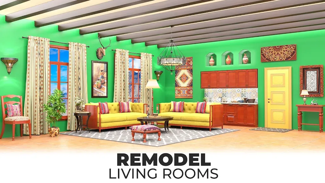 My Home Makeover: House Design MOD APK на Android — Много денег — скриншот 3 My Home Makeover: House Design MOD APK на Android — Много денег — скриншот 3