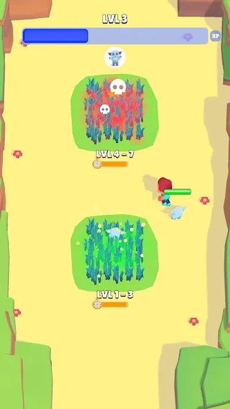 Battle Monster Arena (Мод Много денег) — скриншот 1