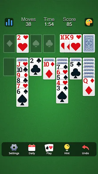 Скачать Classic Solitaire - Klondike на телефон — Без рекламы — скриншот 2