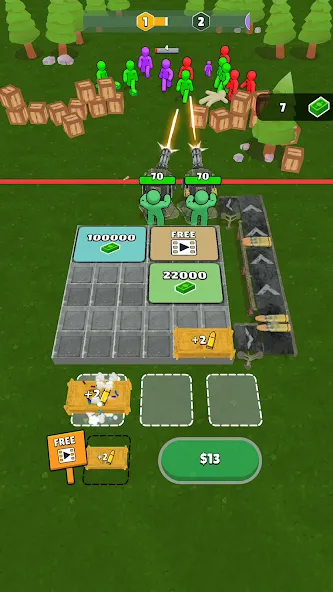 Скачать Ammo Fever: Tower Gun Defense — Модификация Много денег — скриншот 5