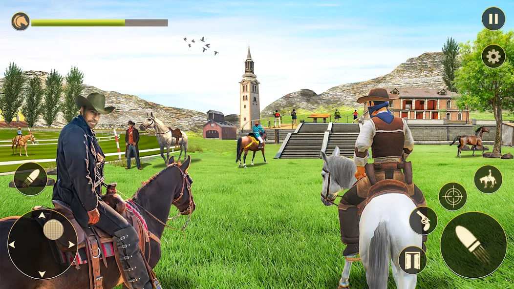 Horse Riding Rivals Horse Race — Много денег и бесплатные покупки — скриншот 1