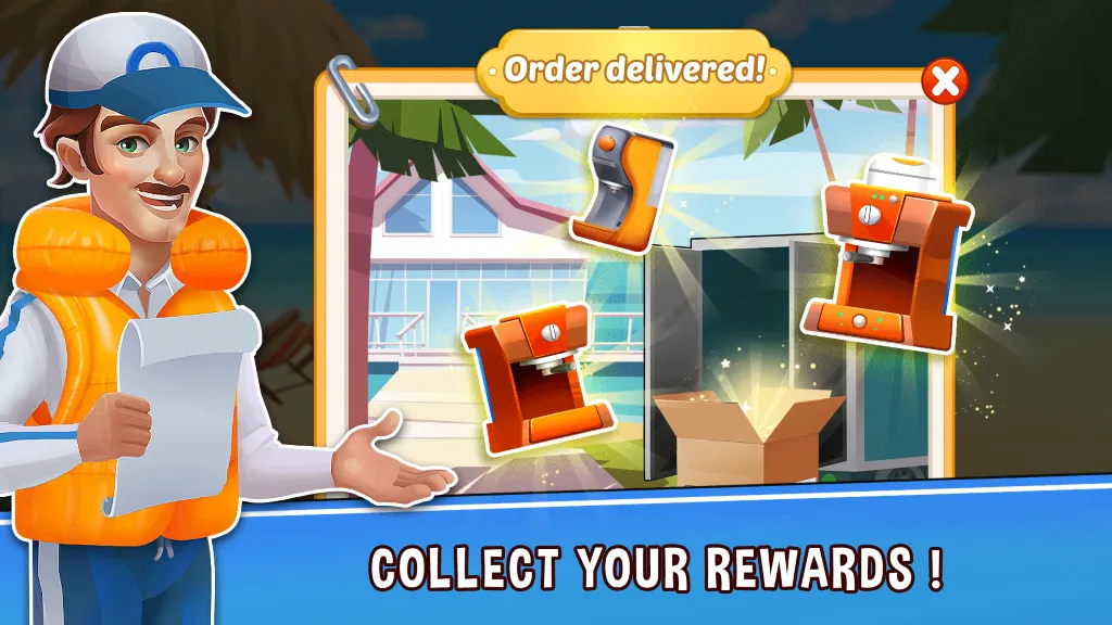 Hotel Empire Fever MOD APK на Android — Много денег и алмазов — скриншот 3