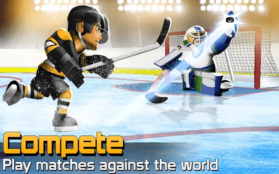 BIG WIN Hockey — Мод: Много денег и золота — скриншот 4