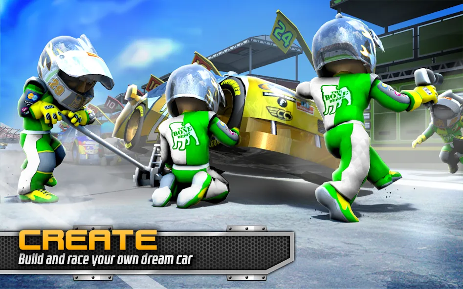 BIG WIN Racing (Мод Много денег) — скриншот 1