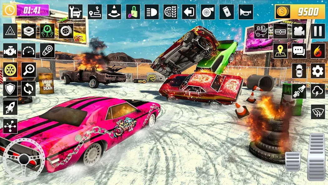 Скачать X Demolition Derby : Car Games с модом — Много денег — скриншот 4