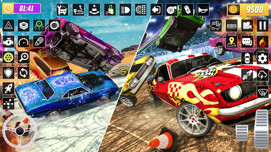 Скачать X Demolition Derby : Car Games с модом — Много денег — скриншот 5