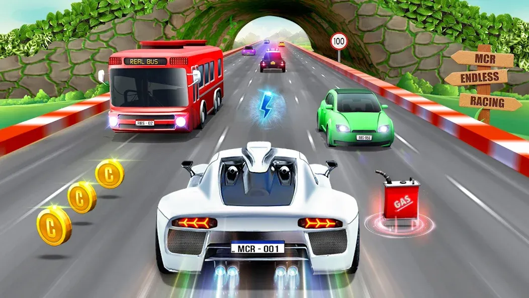 Скачать Mini Car Racing Game Legends — Много денег — скриншот 1