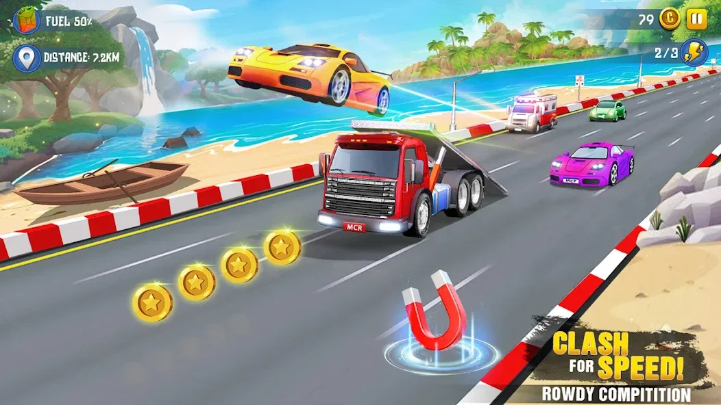 Скачать Mini Car Racing Game Legends — Много денег — скриншот 3