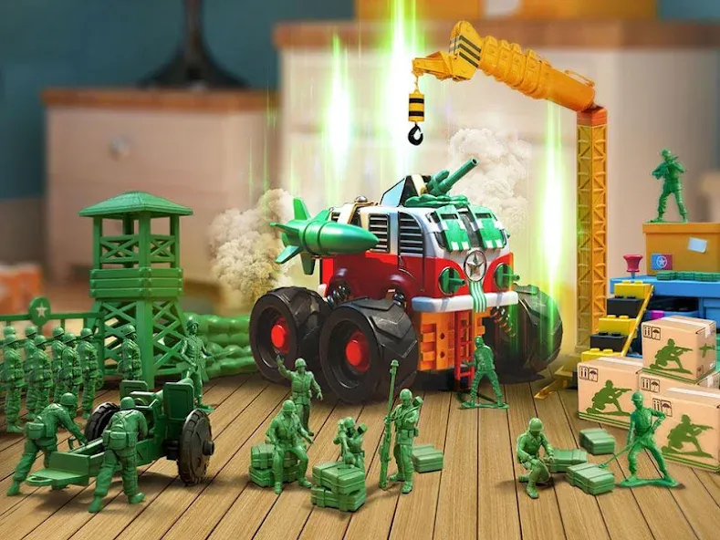 Скачать TOY WARS BETA (Мод: Много денег) на Андроид — скриншот 2