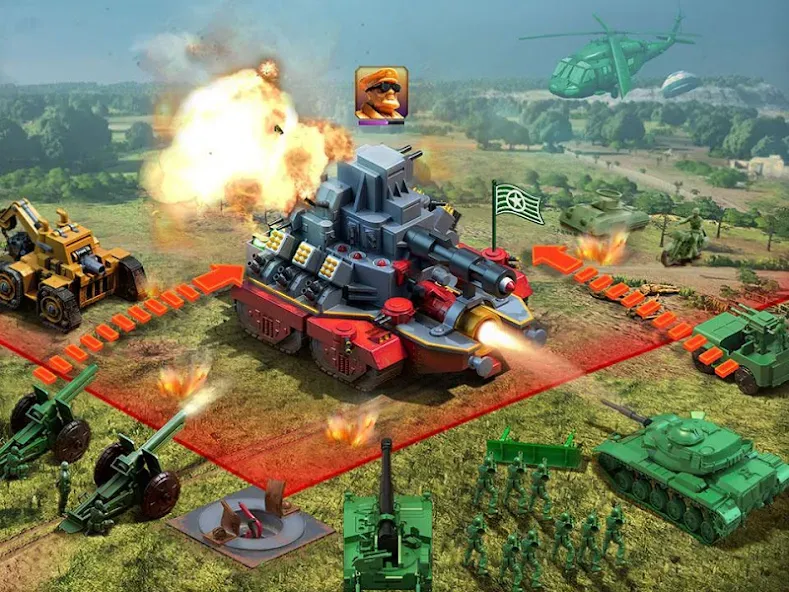 Скачать TOY WARS BETA (Мод: Много денег) на Андроид — скриншот 3