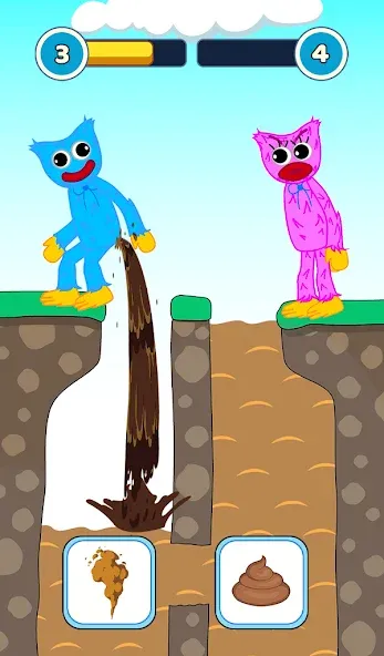 Hugy's Funny Animated Story MOD — Все открыто на Андроид — скриншот 2