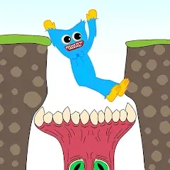 Hugy's Funny Animated Story MOD — Все открыто на Андроид