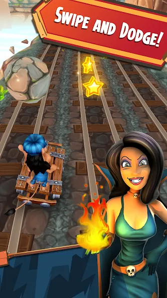 Hugo Troll Race 2: Rail Rush — Мод: Много денег и золота — скриншот 2