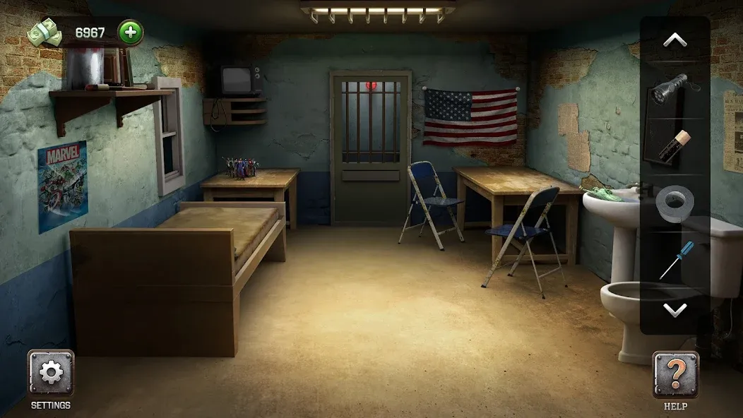 100 Doors - Escape from Prison Mod APK Бесплатные подсказки — Скачать на Андроид — скриншот 2