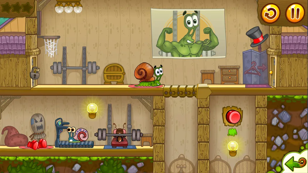 Snail Bob 2 на Андроид — Все уровни открыты — скриншот 2