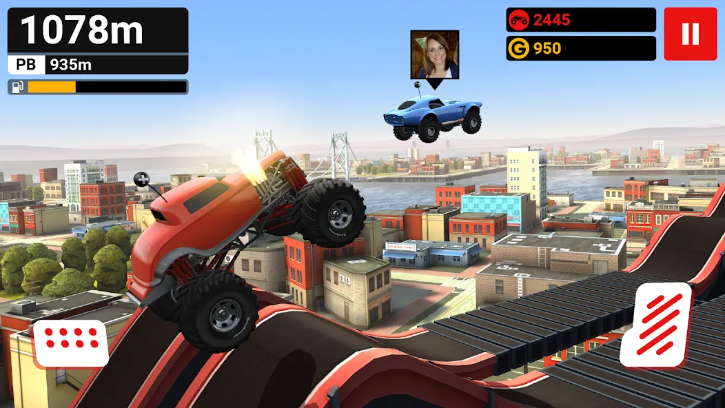 Скачать MMX Hill Dash на Android — Много денег — скриншот 1