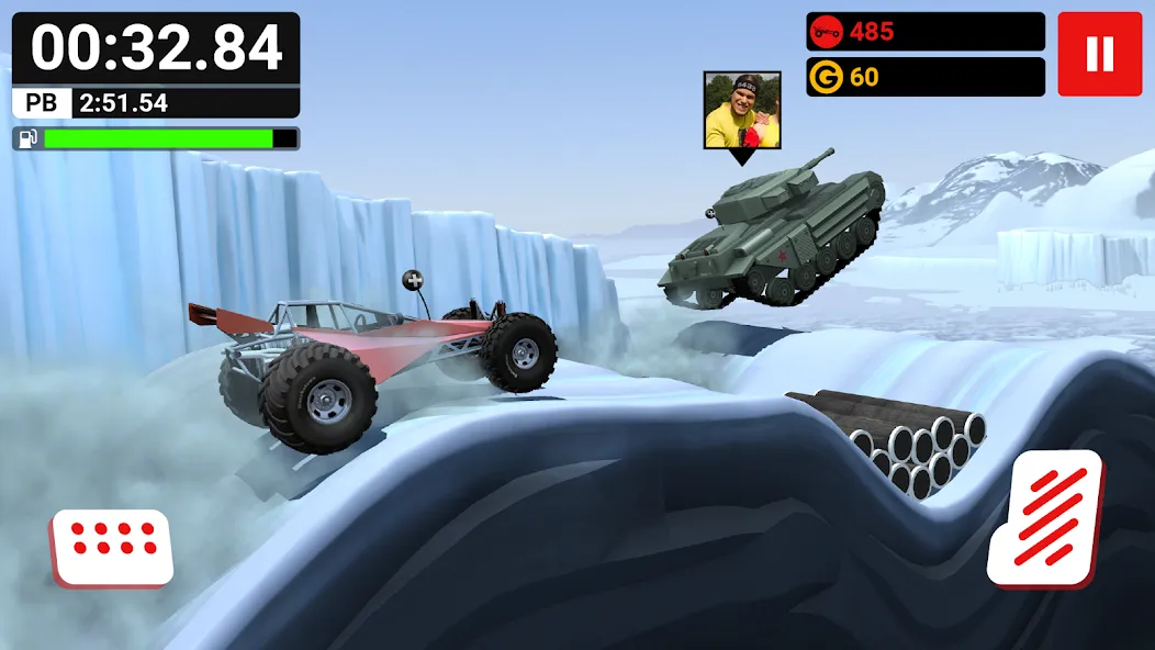 Скачать MMX Hill Dash на Android — Много денег — скриншот 2