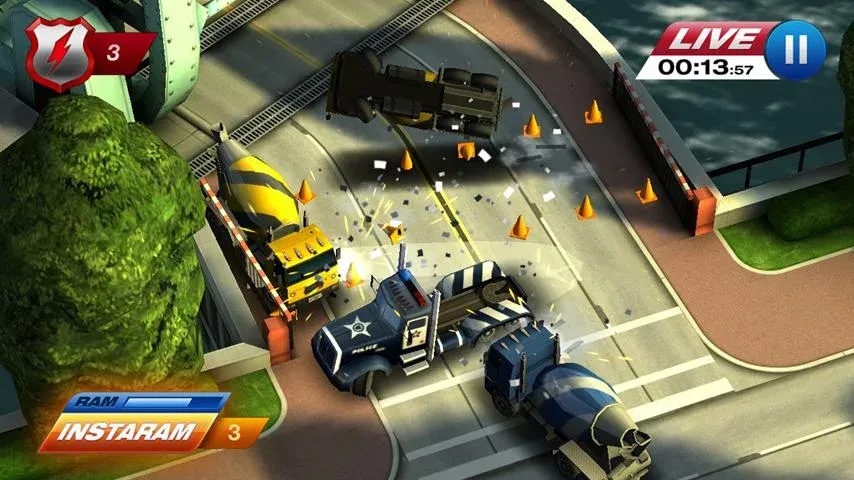 Скачать Smash Cops Heat на Андроид — Много денег и без рекламы — скриншот 2