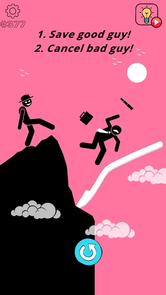 Brain Wash - Thinking Game MOD APK на Android — Много денег и подсказки — скриншот 2