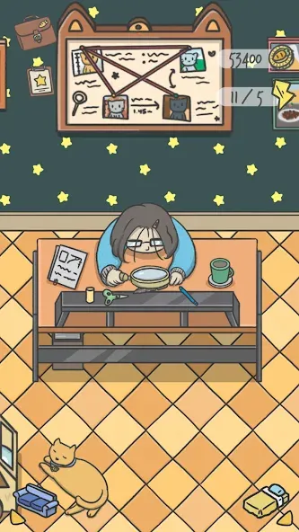 Hidden Cats Detective Agency на Андроид — Мод Все подсказки и премиум разблокированы — скриншот 1