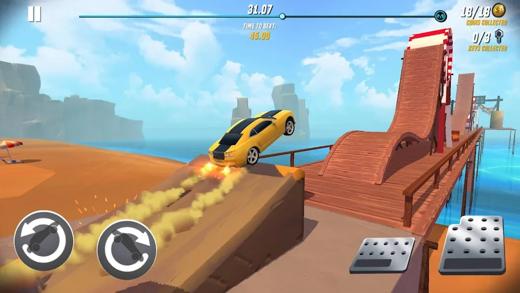 Stunt Car Extreme MOD APK — Много денег — скриншот 1