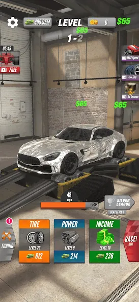 Скачать Dyno 2 Race - Car Tuning на Android — Много денег — скриншот 3