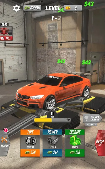 Скачать Dyno 2 Race - Car Tuning на Android — Много денег — скриншот 5
